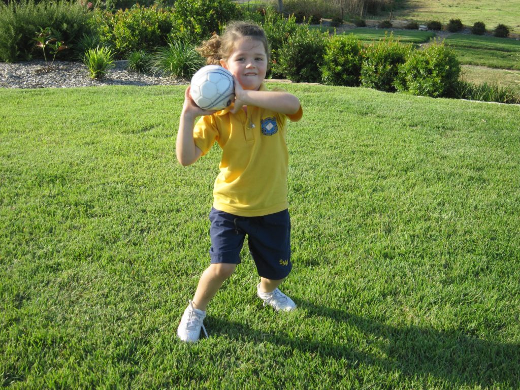 Girl Playing on Nara Zoysia Grass Lawn