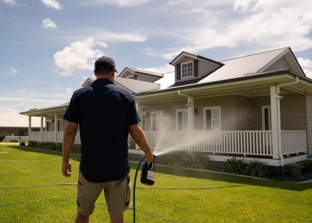 Liquid lawn fertiliser